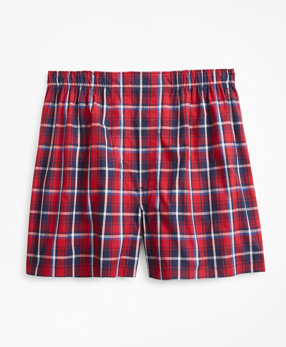 Brooks Brothers Men Traditional Fit Plaid Boxers