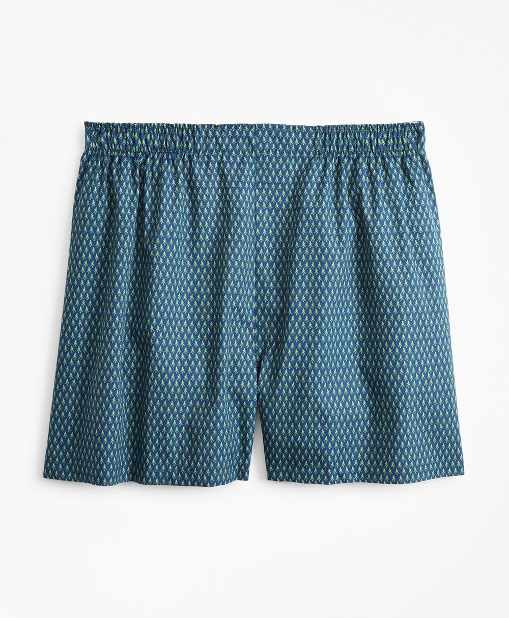 Brooks Brothers Men Traditional Fit Christmas Tree Boxers