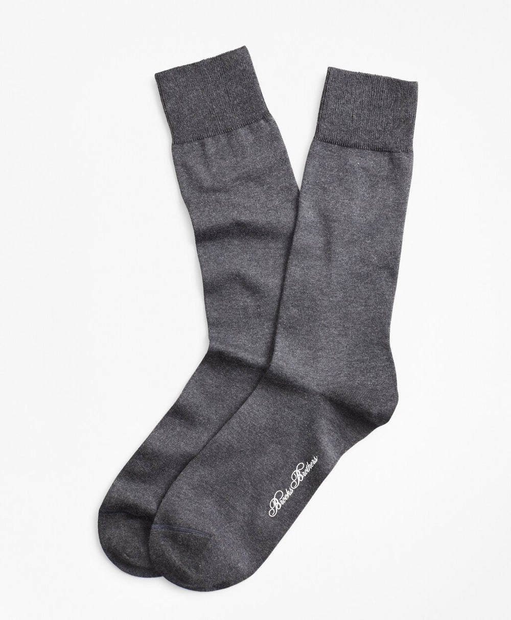 Brooks Brothers Men Egyptian Cotton Crew Socks