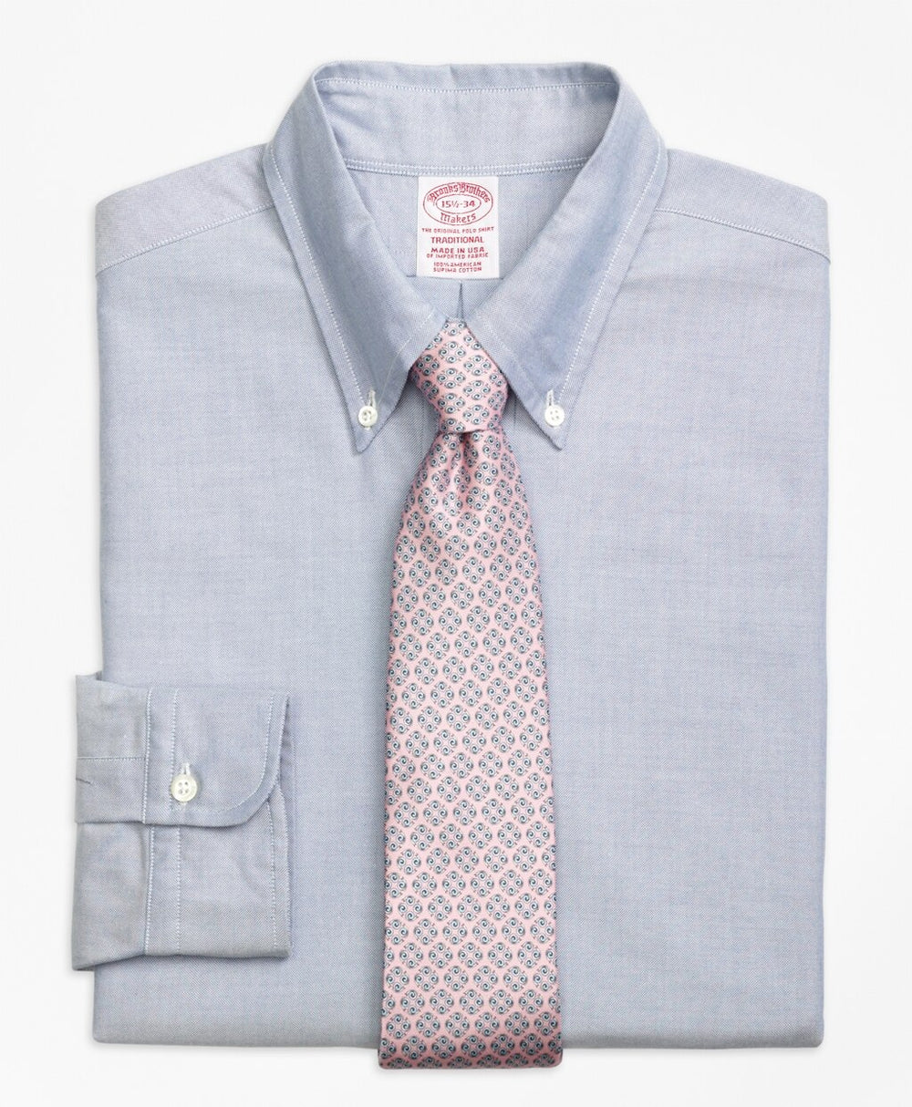 Brooks Brothers Men Original Polo® Button-Down Oxford Traditional Fit Dress Shirt