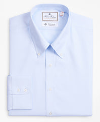 Brooks Brothers Men Luxury Collection Madison Classic-Fit Dress Shirt, Button-Down Collar Dobby Links