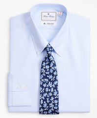 Brooks Brothers Men Luxury Collection Madison Classic-Fit Dress Shirt, Button-Down Collar Dobby Links