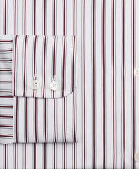 Brooks Brothers Men Luxury Collection Milano Slim-Fit Dress Shirt, Button-Down Collar Stripe