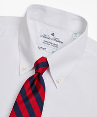 Brooks Brothers Men Milano Slim Fit Dress Shirt, Performance Non-Iron with COOLMAX®, Button-Down Collar Twill