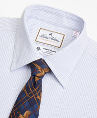 Brooks Brothers Men Luxury Collection Madison Classic-Fit Dress Shirt, Franklin Spread Collar Textured Stripe