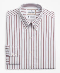 Brooks Brothers Men Luxury Collection Regent Fitted Dress Shirt, Button-Down Collar Stripe