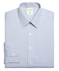 Brooks Brothers Men Milano Slim-Fit Dress Shirt, Forward Point Collar