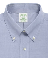 Brooks Brothers Men Milano Slim-Fit Dress Shirt, Non-Iron Button-Down Collar