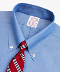 Brooks Brothers Men Stretch Madison Classic-Fit Dress Shirt, Non-Iron Pinpoint Button-Down Collar