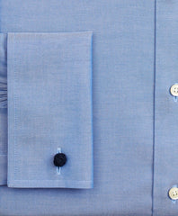 Brooks Brothers Men Stretch Regent Fitted Dress Shirt, Non-Iron Pinpoint Ainsley Collar French Cuff Pinpoint