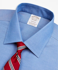 Brooks Brothers Men Stretch Soho Extra-Slim-Fit Dress Shirt, Non-Iron Pinpoint Ainsley Collar French Cuff