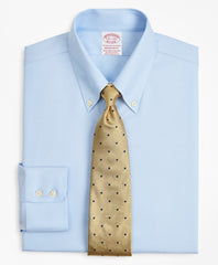 Brooks Brothers Men Stretch Madison Classic-Fit Dress Shirt, Non-Iron Twill Button-Down Collar