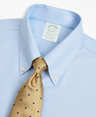 Brooks Brothers Men Stretch Milano Slim-Fit Dress Shirt, Non-Iron Twill Button-Down Collar