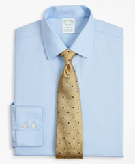Brooks Brothers Men Stretch Milano Slim-Fit Dress Shirt, Non-Iron Twill Ainsley Collar
