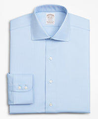 Brooks Brothers Men Stretch Soho Extra-Slim-Fit Dress Shirt, Non-Iron Royal Oxford English Collar