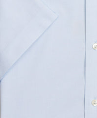 Brooks Brothers Men Stretch Milano Slim-Fit Dress Shirt, Non-Iron Poplin End-on-End Short-Sleeve
