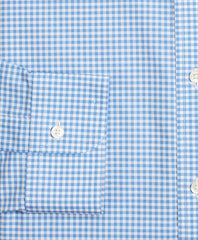Brooks Brothers Men Stretch Madison Classic-Fit Dress Shirt, Non-Iron Poplin English Collar Gingham