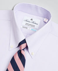 Brooks Brothers Men Madison Classic-Fit Dress Shirt, Performance Non-Iron with COOLMAX®, Button-Down Collar Twill Check