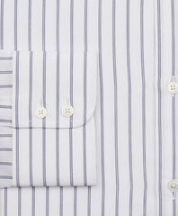 Brooks Brothers Men Luxury Collection Madison Classic-Fit Dress Shirt, Franklin Spread Collar Micro-Outline Stripe