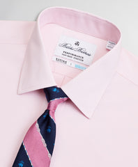 Brooks Brothers Men Regent Fitted Dress Shirt, Performance Non-Iron with COOLMAX®, Ainsley Collar Twill