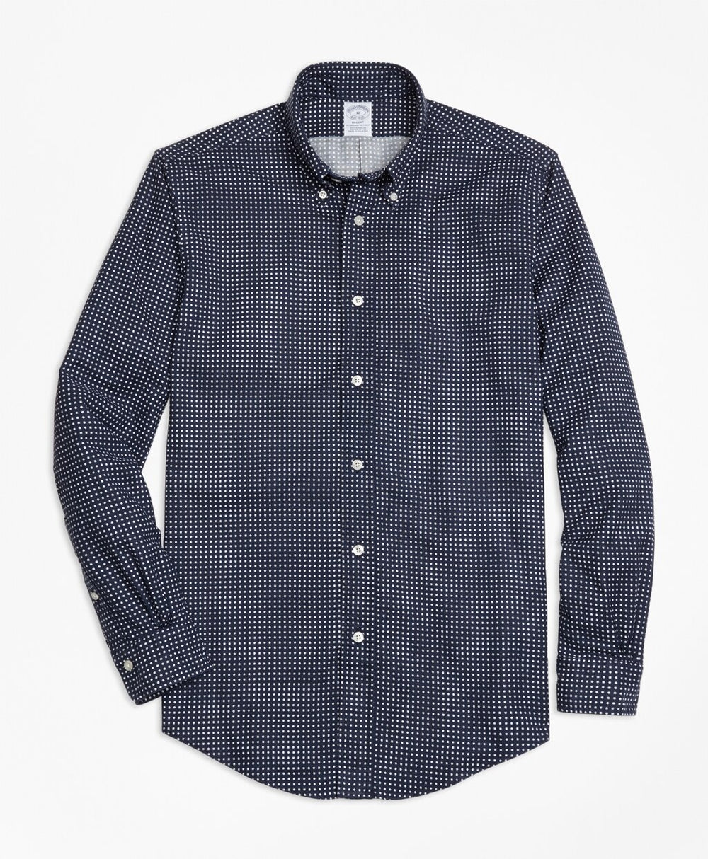 Brooks Brothers Men Milano Fit Printed Flower Sport Shirt