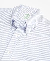 Brooks Brothers Men Milano Fit Oxford Bengal Stripe Sport Shirt