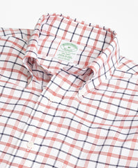 Brooks Brothers Men Milano Fit Oxford Large Check Sport Shirt