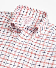 Brooks Brothers Men Madison Fit Oxford Large Check Sport Shirt