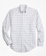 Brooks Brothers Men Regent Fit Oxford Multi-Check Sport Shirt