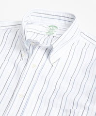 Brooks Brothers Men Milano Fit Oxford Multi-Stripe Sport Shirt