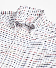 Brooks Brothers Men Madison Fit Oxford Multi-Check Sport Shirt