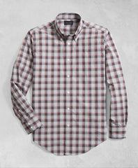 Brooks Brothers Men Golden Fleece® Regent Fit Multi-Plaid Flannel Sport Shirt