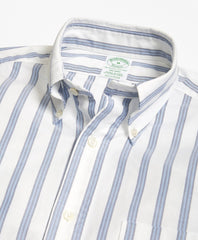 Brooks Brothers Men Milano Fit Oxford BB#1 Stripe Sport Shirt
