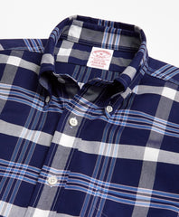 Brooks Brothers Men Madison Fit Oxford BB#10 Plaid Sport Shirt