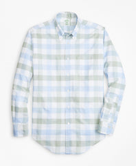 Brooks Brothers Men Milano Fit Oxford Check Sport Shirt