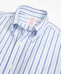 Brooks Brothers Men Madison Fit Oxford Alternating Stripe Sport Shirt