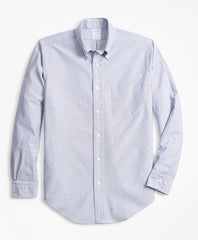 Brooks Brothers Men Regent Fit Oxford Stripe Sport Shirt