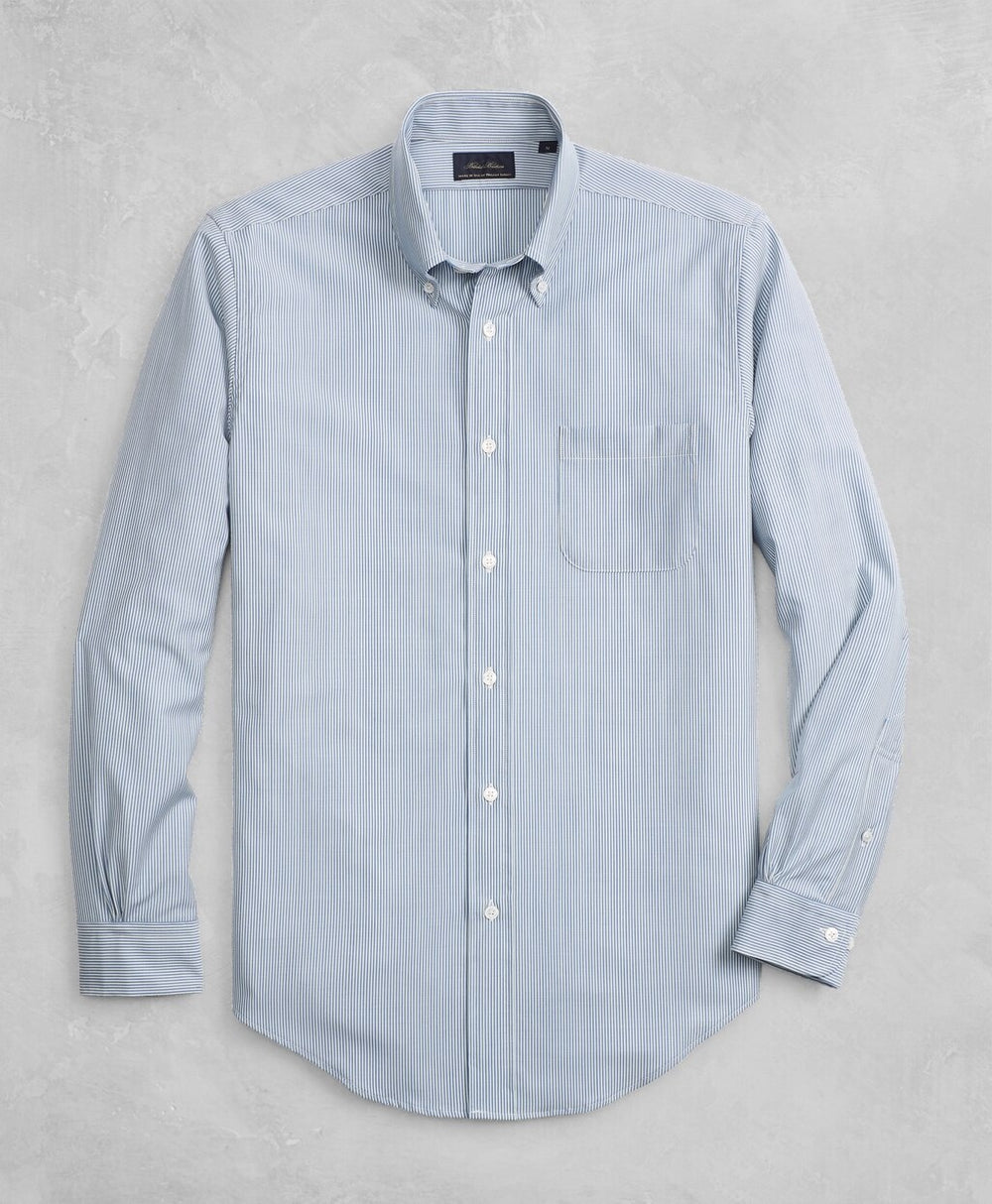Brooks Brothers Men Golden Fleece® BrooksTech™ Regent Fit Striped Sport Shirt