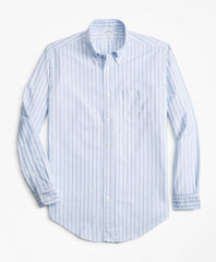 Brooks Brothers Men Regent Fit Oxford Stripe Sport Shirt