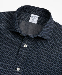 Brooks Brothers Men Regent Fit Mini-Floral Print Sport Shirt