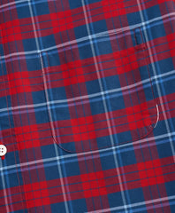 Brooks Brothers Men Milano Fit Oxford Bold Plaid Sport Shirt