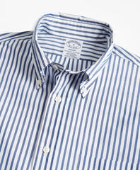 Brooks Brothers Men Performance Series Regent-Fit COOLMAX® Poplin Striped Sport Shirt