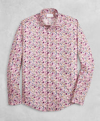 Brooks Brothers Men Golden Fleece® Regent Fit Pink Floral Sport Shirt