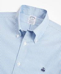 Brooks Brothers Men Stretch Regent Fitted Sport Shirt, Non-Iron Stripe
