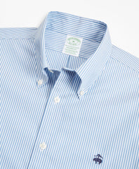 Brooks Brothers Men Stretch Milano Slim-Fit Sport Shirt, Non-Iron Stripe