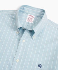 Brooks Brothers Men Stretch Madison Classic-Fit Sport Shirt, Non-Iron Stripe