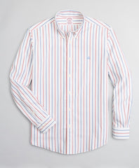 Brooks Brothers Men Stretch Madison Classic-Fit Sport Shirt, Non-Iron Stripe