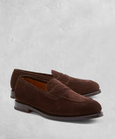 Brooks Brothers Men Golden Fleece® Suede Penny Loafers