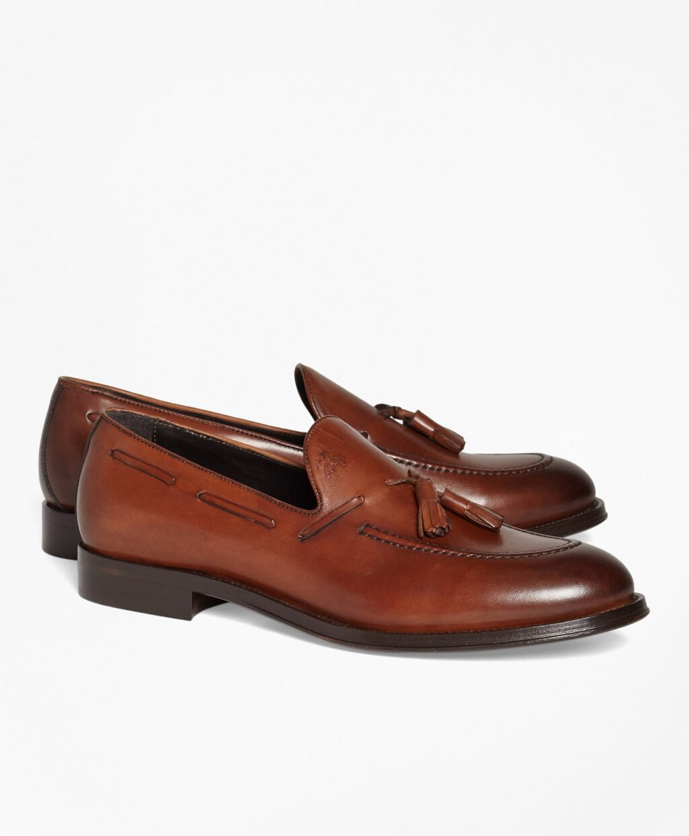 Brooks Brothers Men 1818 Footwear Leather Tassel Loafers