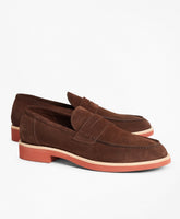 Brooks Brothers Men Suede Penny Loafer